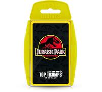 Top Trumps Jurassic Park Specials Jeu de Cartes, Voyage à Travers Isla Nublar et jouez avec Le Dr Malcolm, Donald Gennaro, Eric Kirby et Alan Grant, Cadeau éducatif et Jouet pour garçons et Filles