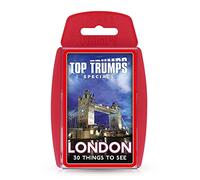 Top Trumps London 30 Things to See Specials Jeu de Cartes pour Apprendre Le British Museum, Le musée d'histoire Naturelle, Le musée des Sciences et Le Tower Bridge, Cadeau éducatif et Jouet pour