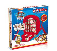 Winning Moves - Match Pat Patrouille - Dino Rescue- Jeu de société - Jeu de Voyage - Aligne 5 Cubes pour Gagner - A partir de 4 ans - 2 Joueurs - Version française