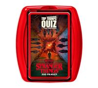 Winning-Moves Jeu de cartes Top Trumps Quiz Stranger Things – pour 2 joueurs, dès 15 ans – Allemand