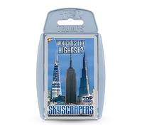 Top Trumps Skyscrapers Classics Jeu de cartes, apprenez des faits sur le Burj Khalifa, le Shard et l'Empire State Building dans ce jeu éducatif, cadeau et jouet pour garçons et filles âgés de 6 ans et
