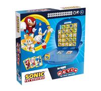 Top Trumps Sonic Match Jeu Société Enfant dès 4 Ans - Développe logique, mémoire et stratégie - Jeu de société Amusant à 2 Joueurs