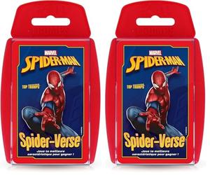 Top Trumps Spiderman Jeux de Cartes - Jeu de Voyage - De 2 à 6 Joueurs - A partir de 6 Ans - Version Française (Lot de 2)