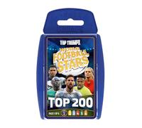 Top Trumps World Football Stars Top 200 Jeu de Cartes 1, Jouez avec Lionel Messi, Sadio Mane, Mac Allister, Ederson et Jamal Musiala, Cadeau éducatif pour Enfants de 6 Ans et Plus