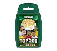 Top Trumps World Football Stars Top 200 Lot de 5 cartes Jouez avec Ronaldo, Kevin De Bruyne, Putellas et Paredes, cadeau éducatif pour les enfants de 6 ans et plus