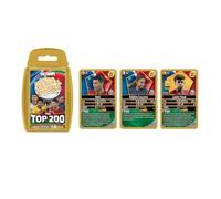 Top Trumps World Football Stars Top 200 Jeu de Cartes n° 6 avec Virgil Van Dijk, Thomas Müller, Bukayo Saka et Martin Ødegaard - Cadeau éducatif pour Enfants à partir de 6 Ans
