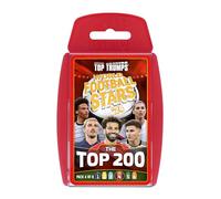 Top Trumps World Football Stars Top 200 Lot de 4 cartes Jouez avec Salah, Mahrez, Dias et Darwin Nunez, cadeau éducatif pour les enfants de 6 ans et plus