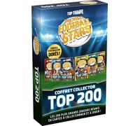 Top Trumps World Football Stars - Lot de 6 Paquets de Cartes avec des Stars du Football, avec Plateau de Jeu + Base - Lot de Cartes de Football TOP200 Collector's Pack