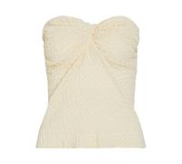 Top Tube Décolleté Asymétique Drapé Femme Vila