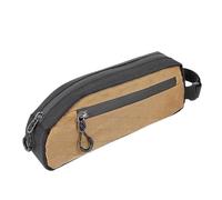 Top Tube Sac de vélo - Sac de vélo, pochette à outils étanche avec fermeture éclair latérale, kit de réparation monté sur le devant pour accessoires de cyclisme