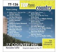 Top Tunes Karaoke CDG Gal Country 23 TT-126