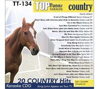 Top Tunes Karaoke CDG Guy Country TT-134