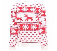 TOP VENDOR Enfants Filles garçons tricoté Rennes de Noël Rudolf Noël Nouveauté Pull 2-14