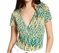 Top Vert/Jaune Femme Morgan Dakita S