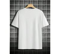 top vêtements pour hommes 1pc Men's Casual Crew Neck T-shirt with Basketball Print - 100% Coton Tee à manches courtes pour toutes les saisons, tissu, transfert de chaleur numérique, ajustement régulie