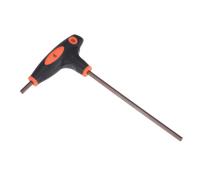 TOP-VIGOR 1 clé hexagonale de 4 mm avec poignée en T, clé Allen à double extrémité pour réparation domestique et entretien mécanique, acier S2 métrique