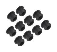 TOP-VIGOR 10Pcs Bouchons En Silicone À Encliqueter - Ø 10mm Bouchons De Trou Ronds - Couvercles D’étanchéité En Caoutchouc Pour Panneau - Bouchons D’étanchéité Imperméables Cuisine Salle Noir