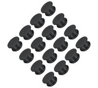 TOP-VIGOR 16Pcs Bouchons En Silicone À Encliqueter - Ø 14mm Bouchons De Trou Ronds - Couvercles D’étanchéité En Caoutchouc Pour Panneau - Bouchons D’étanchéité Imperméables Cuisine Salle Noir