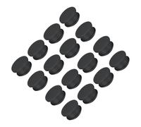 TOP-VIGOR 16Pcs Bouchons En Silicone À Encliqueter - Ø 18mm Bouchons De Trou Ronds - Couvercles D’étanchéité En Caoutchouc Pour Panneau - Bouchons D’étanchéité Imperméables Cuisine Salle Noir