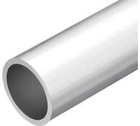 TOP-VIGOR 1Pc Tube Rond En Aluminium 6063 Sans Soudure, Diamètre Extérieur 40mm / Intérieur 34mm, Longueur 300mm - Pour Industrie, Bricolage, Décoration & Mécanique