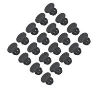 TOP-VIGOR 20Pcs Bouchons En Silicone À Encliqueter - Ø 6mm Bouchons De Trou Ronds - Couvercles D’étanchéité En Caoutchouc Pour Panneau - Bouchons D’étanchéité Imperméables Cuisine Salle Noir