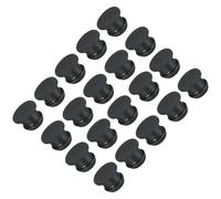 TOP-VIGOR 20Pcs Bouchons En Silicone À Encliqueter - Ø 9mm Bouchons De Trou Ronds - Couvercles D’étanchéité En Caoutchouc Pour Panneau - Bouchons D’étanchéité Imperméables Cuisine Salle Noir