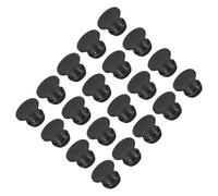 TOP-VIGOR 30Pcs Bouchons En Silicone À Encliqueter - Ø 7mm Bouchons De Trou Ronds - Couvercles D’étanchéité En Caoutchouc Pour Panneau - Bouchons D’étanchéité Imperméables Cuisine Salle Noir