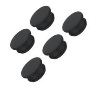 TOP-VIGOR 5Pcs Bouchons En Silicone À Encliqueter - Ø 28mm Bouchons De Trou Ronds - Couvercles D’étanchéité En Caoutchouc Pour Panneau - Bouchons D’étanchéité Imperméables Cuisine Salle Noir