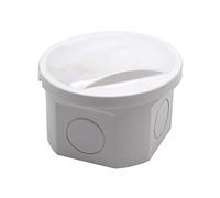 Top-Vigor Boîtier ABS, boîte de dérivation électrique, boîtier de projet électrique, étanche, acrylonitrile-butadiène-styrène, blanc, vissage, IP55 boîte de jonction