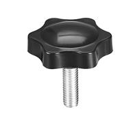 TOP-VIGOR Bouton de serrage hexagonal M6 x 20 mm, tête en plastique de 32 mm de diamètre, poignée de serrage à filetage mâle