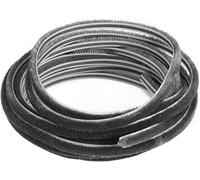 TOP-VIGOR Brosse de protection contre les intempéries, 6 m (L) x 7 mm (l) x 6 mm (T) adhésif pour cadre de fenêtre - Bande d'étanchéité en feutre haute densité - Boudin de porte