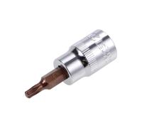 TOP-VIGOR Douille Torx 3/8" x T20 CR-V, embouts en acier S2 de qualité supérieure, embout Torx de 48 mm de longueur pour clé dynamométrique, clé à cliquet, perceuses à percussion, barre coulissante
