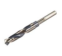 TOP-VIGOR Forets hélicoïdaux à tige réduite de 18,5 mm avec tige de 10 mm, forets de perçage en acier rapide 4341 pour acier inoxydable, alliage, métal, plastique, bois
