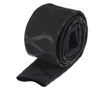 TOP-VIGOR Gaine Thermorétractable 25 mm - Taux de Rétraction 1.8:1 - Isolation Électrique, Protection Câbles et Fils - Longueur 1 Mètres - Rayures Noires