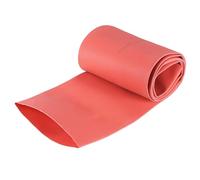 TOP-VIGOR Gaine Thermorétractable 60 mm - Taux de Rétraction 2:1 - Isolation Électrique, Protection Câbles et Fils - Longueur 1 Mètres - Rouge
