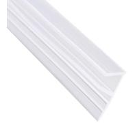 TOP-VIGOR Joint de douche sans cadre, rail d'égouttement de 12 mm - Verre de 12 mm x 3000 mm de longueur pour porte de douche de type F en silicone