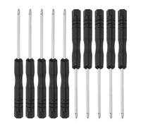 TOP-VIGOR Lot de 10 mini tournevis tri-pointes, tête de type Y de 0,6 mm pour réparation électronique de lunettes de montre, lunettes