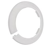TOP-VIGOR Lot de 10 pièces Cache-tuyaux décoratifs de 90 mm, Rosaces en plastique PP à clipser pour tuyau d'eau, ligne de vidange, tuyau d'évacuation de toilettes, garniture décorative d'entrée de