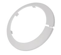 TOP-VIGOR Lot de 2 cache-tuyaux décoratifs de 110 mm, rosaces en plastique PP à clipser pour tuyau d'eau, ligne de vidange, tuyau d'évacuation des toilettes, garniture décorative d'entrée de tuyau