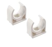 TOP-Vigor Lot de 20 colliers de serrage en PVC de 20 mm pour plateaux TV de 20 mm OD, support de tuyau, colliers de serrage universels simples