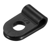 TOP-VIGOR Lot de 20 serre-câbles en nylon de type R, assortiment de serre-câbles en plastique de 3,1 mm, clips de serrage en plastique pour câbles électriques, conduits de câbles, noir CC-0