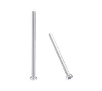 TOP-VIGOR Lot de 30 vis à métaux cruciformes à tête bombée M3 x 50 mm pour machines, meubles, voiture, réparation de moto, produits électroniques, assemblage de navires et bricolage