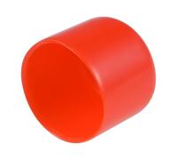 TOP-VIGOR Lot de 4 embouts ronds en caoutchouc souple pour utilisation en intérieur et en extérieur - 38 mm ID - Rouge