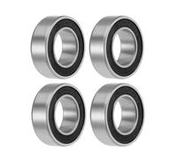 TOP-VIGOR Lot de 4 roulements à billes à rainure profonde Z2 173110-2RS - Roulements industriels à double étanchéité - Roulements industriels P0 (ABEC1) en acier chromé - 17 mm x 31 mm x 10 mm