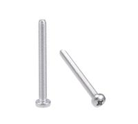 TOP-VIGOR Lot de 60 vis à métaux cruciformes à tête bombée M3 x 30 mm pour machines, meubles, voiture, réparation de moto, produits électroniques, assemblage de navires et bricolage