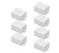 TOP-VIGOR Lot de 7 mini boîtes de jonction électrique anti-poussière en plastique ABS pour projets électroniques de bricolage, boîtier de module d'alimentation intérieur, boîte d'instrument, blanc 46