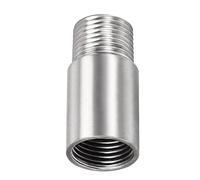 TOP-VIGOR Rallonge de pommeau de douche - 5 cm - En acier inoxydable - Mâle - G1/2" vers filetage femelle G1/2" - Pour accessoire de salle de bain