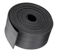 TOP-VIGOR Rouleau de bande de caoutchouc néoprène 3 mm x 60 mm (l) x 6 m (L), feuille de caoutchouc souple solide pour joints d'étanchéité à faire soi-même, rembourrage anti-vibrations, isolation de