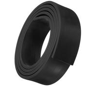 TOP-VIGOR Rouleau de feuille de caoutchouc néoprène 40 mm x 5 mm x 1,5 m pour joints de bricolage, étanchéité, travaux manuels, joint de porte, décapage contre les intempéries, noir