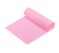 TOP-VIGOR Rouleau de papier crépon arc-en-ciel à suspendre pour fleurs, emballage cadeau, décorations d'anniversaire, décorations de fête, 15 cm x 2,5 m, rose clair